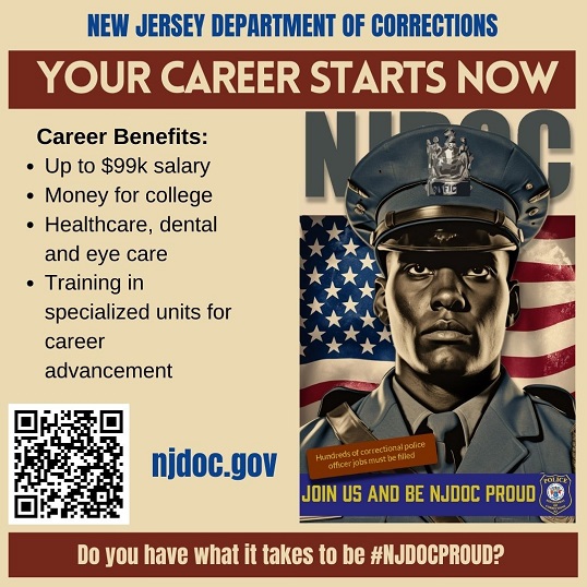 NJ Dept of Corrections Careers