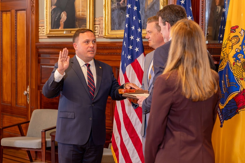 Vincent Solomeno sworn in the inaugural Commissioner of the New Jersey Department of Veterans Affairs