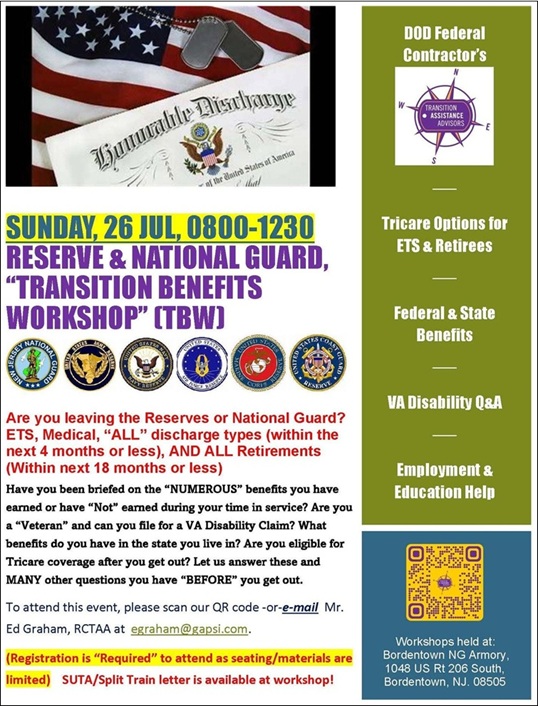 Transition Benefits Workshop