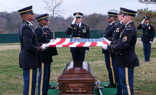 trudeau interment at arlington