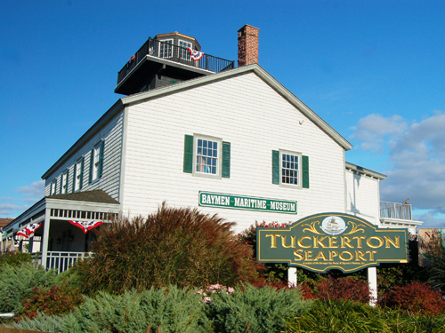 Tucker's Island Lighthouse at Tuckerton Seaport in Ocean County
