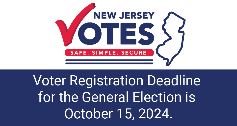 Voter Registration Deadline for the General Election is October 15, 2024.