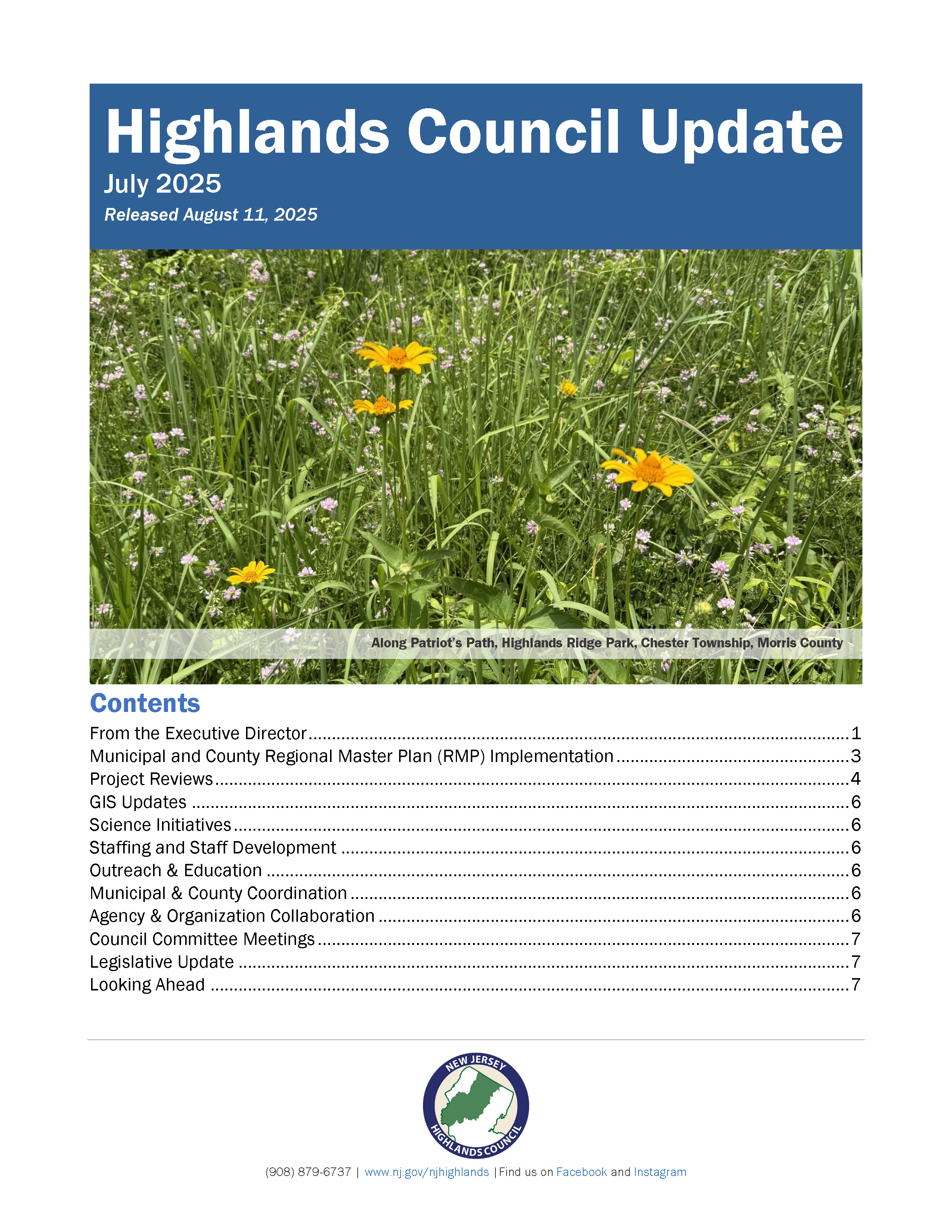 the cover of a report