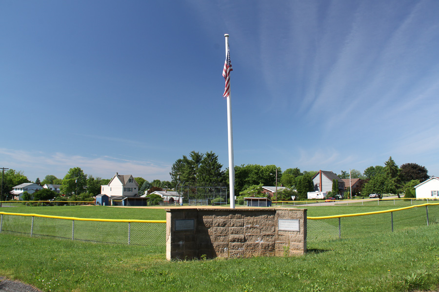 park and flag