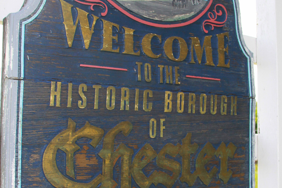 welcome sign