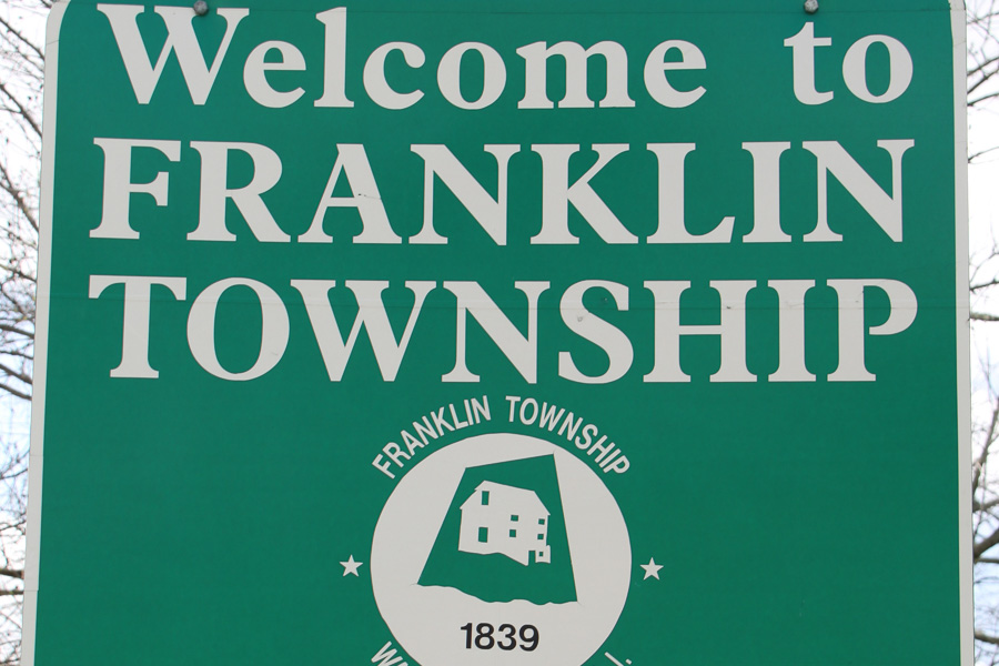 Welcome to Franklin Township sign