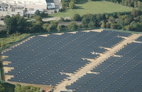 a solar field