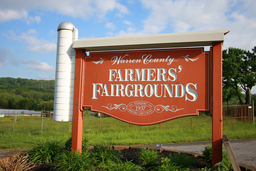 warren county fairgrounds sign