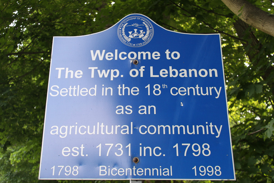 Historical welcome sign