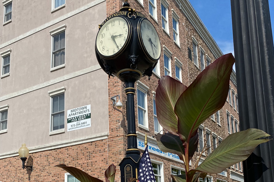 washington borough clock