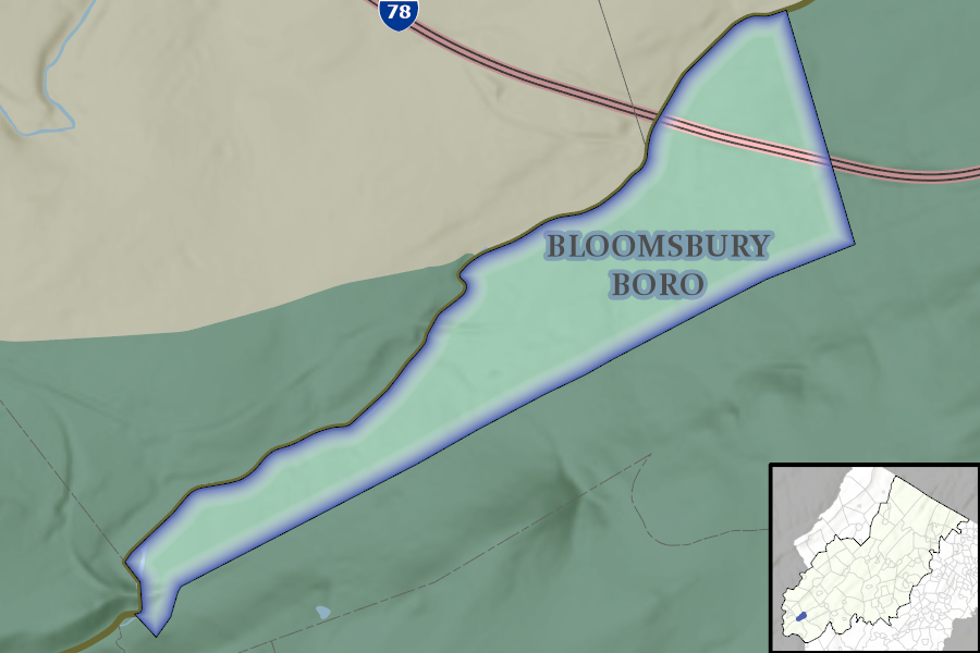 Bloomsbury Borough map