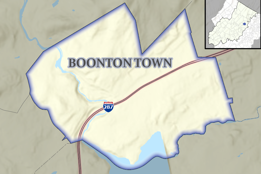 Boonton Town map
