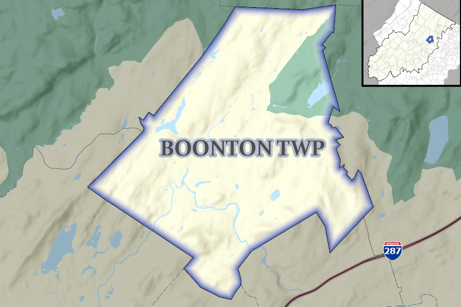 Boonton Township map