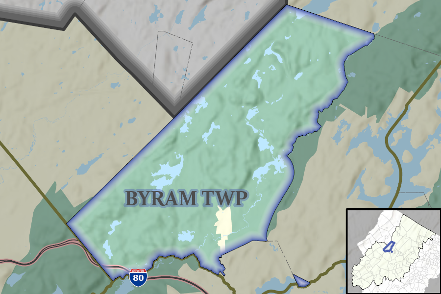 Byram Township map