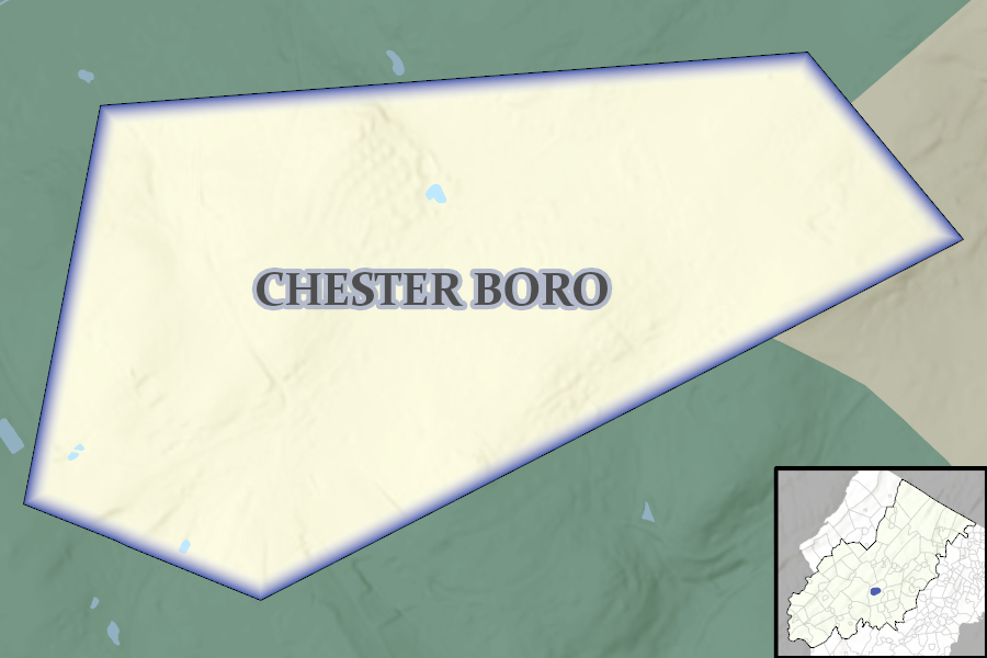 Chester Borough map