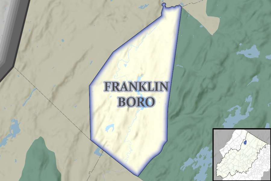 Franklin Borough map