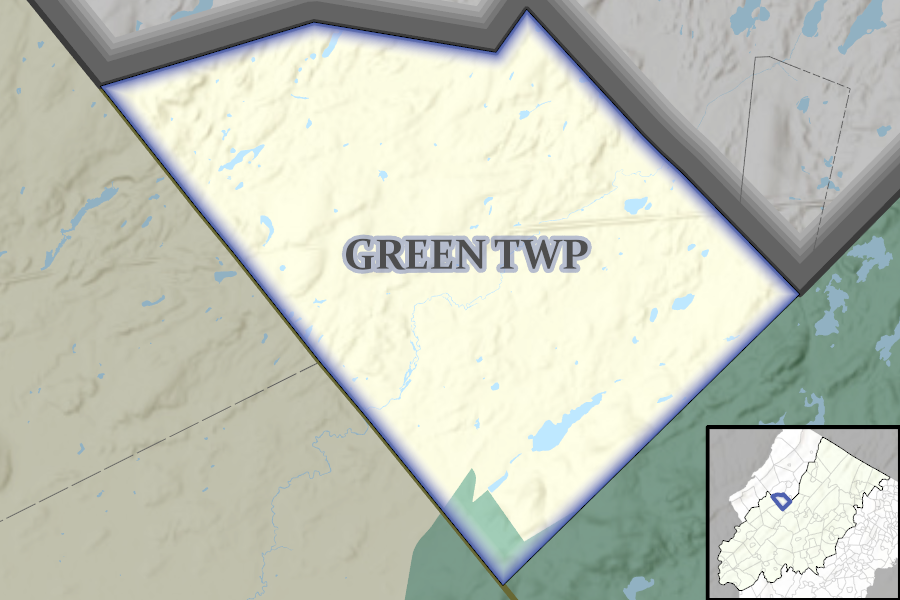 Green Township map