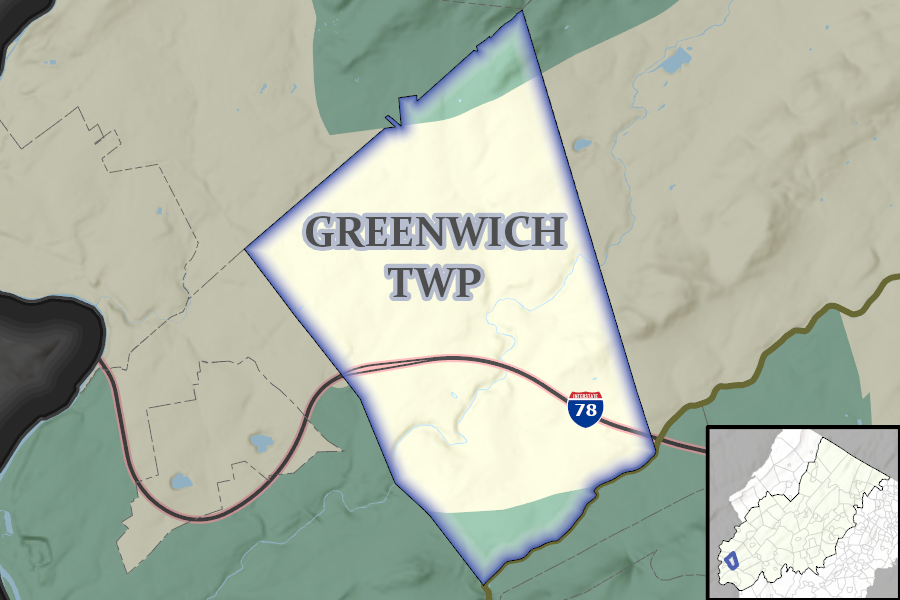 Greenwich Township map