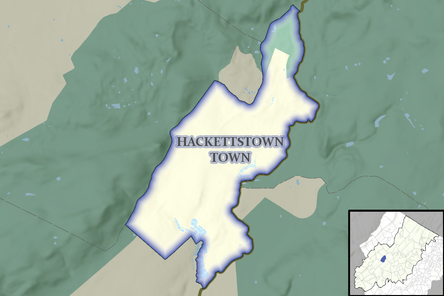 Hackettstown Town map