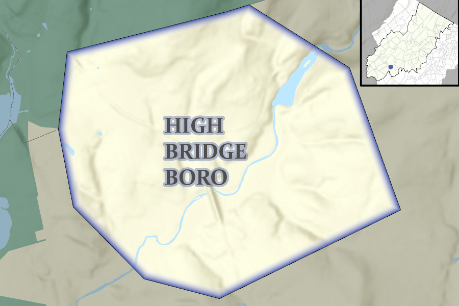 High Bridge Borough map