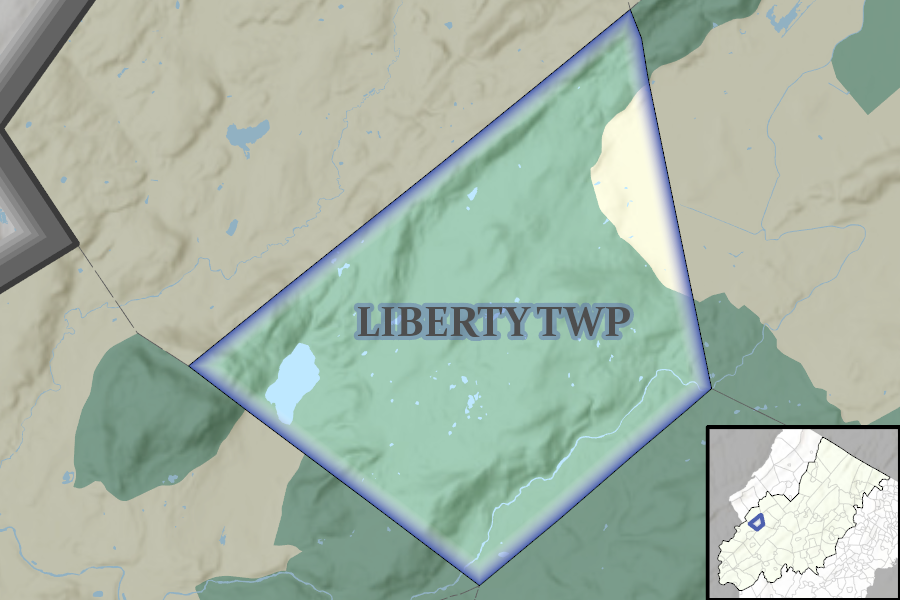 Liberty Township map