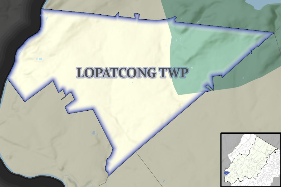 Lopatcong Township map