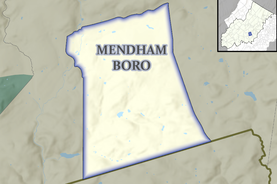 Mendham Borough map