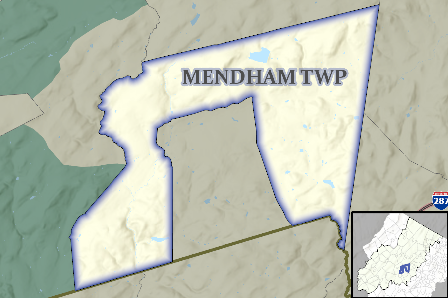 Mendham Township map