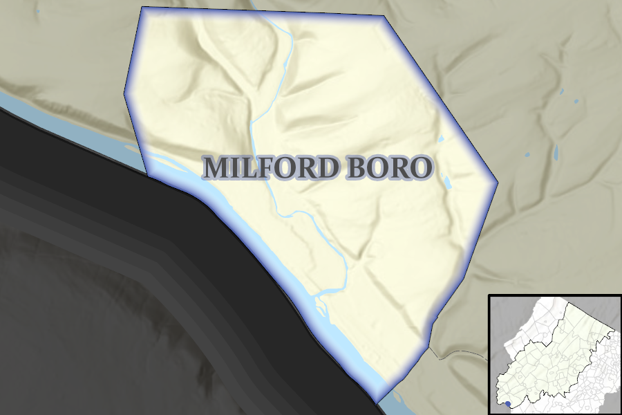  Milford Borough map