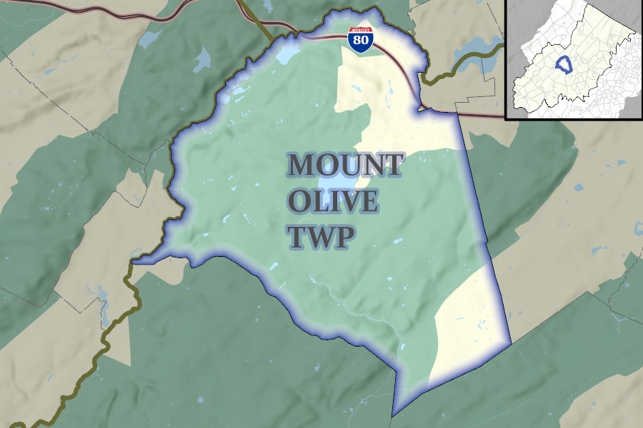 Mount Olive Township map