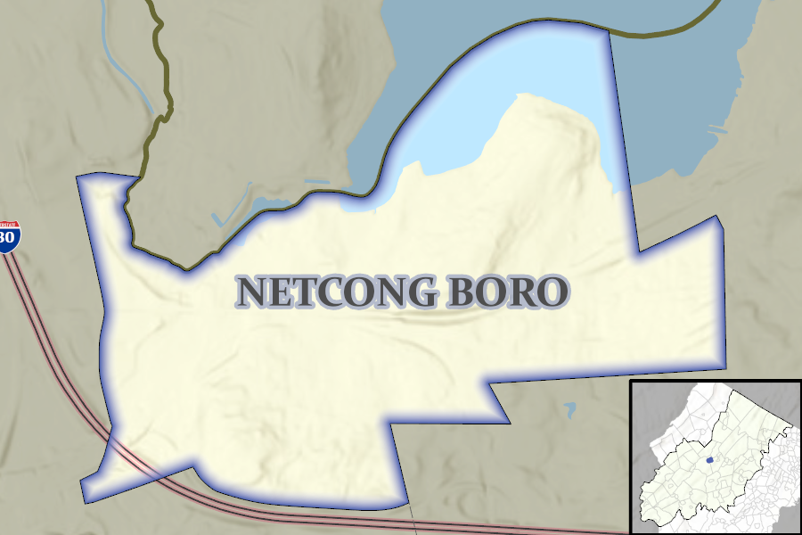 Netcong Borough map
