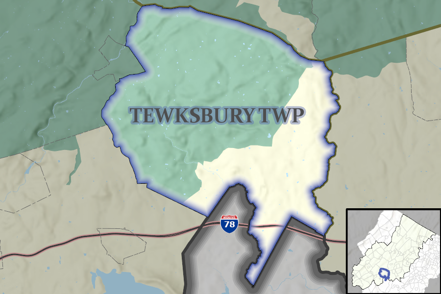 Tewksbury Township map