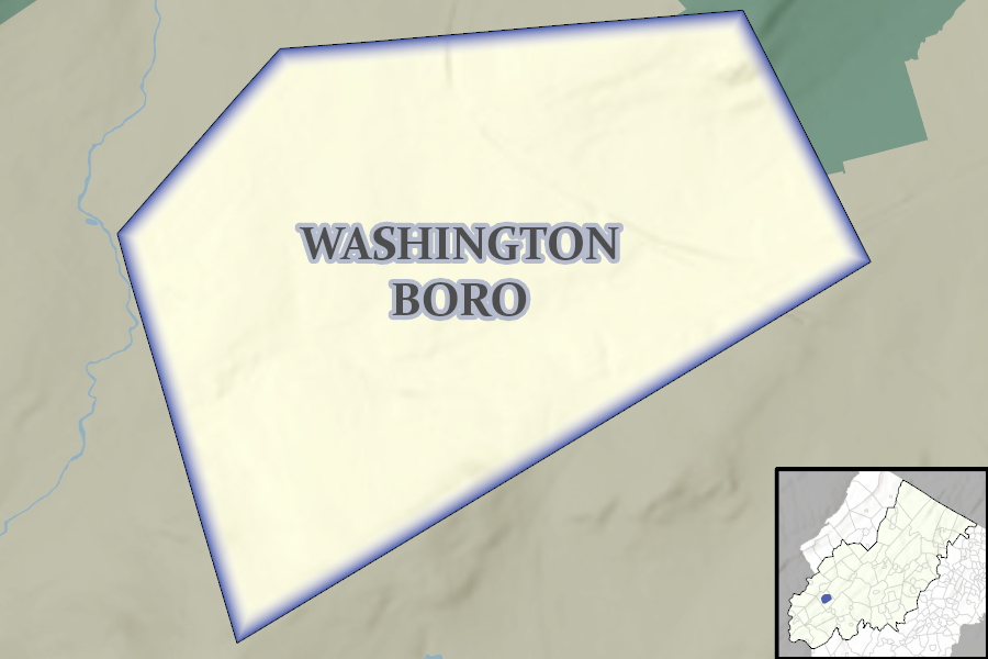 Washington Borough map