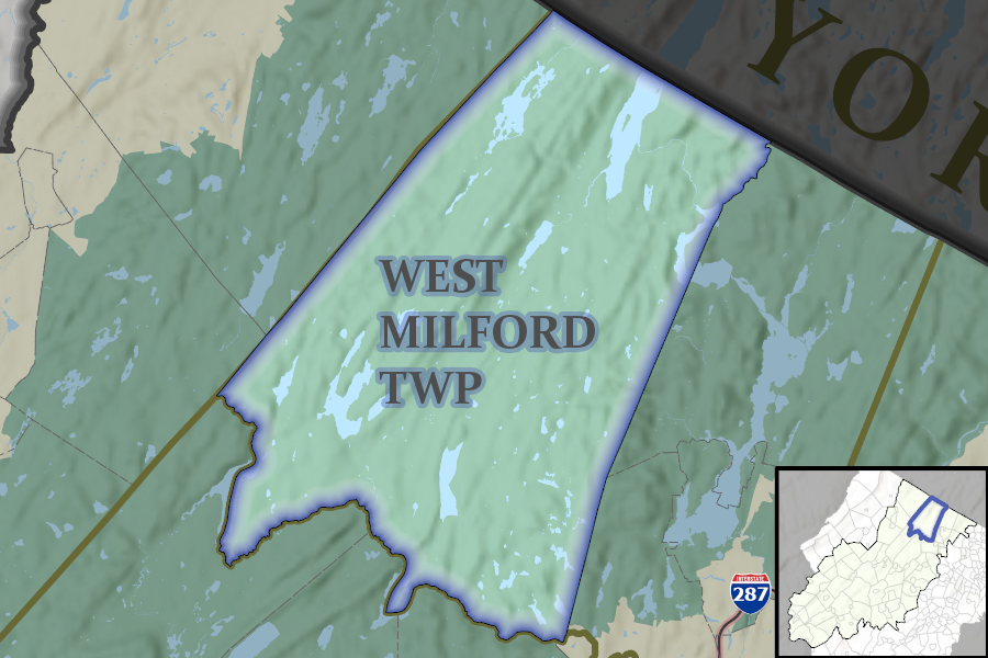 West Milford Township map