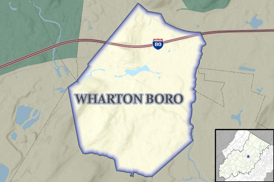 Wharton Borough map