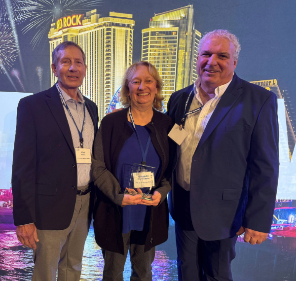 a photo of the staff members who recieved the tourism award 