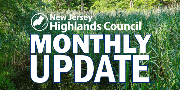 A picture of a swamp and the words "Monthly Update" overlaid