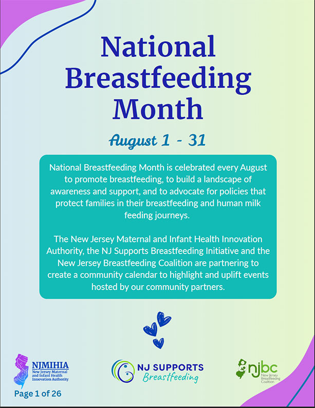 National Breastfeeding Month August 1 - 31 2026