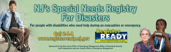 NJ's Special Needs Registry For Disasters