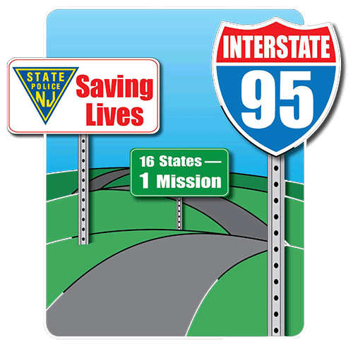 Interstate 95 Challenge sign