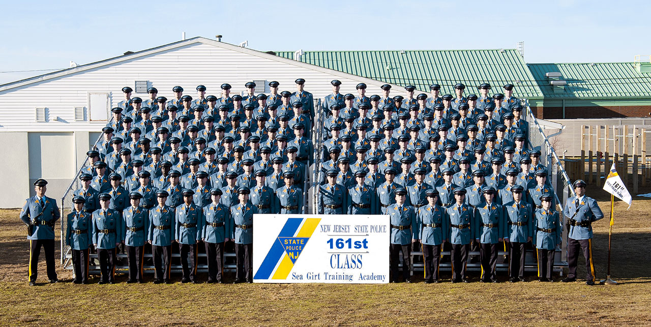 Photo of the 161st New Jersey State Police Recruit Training Class