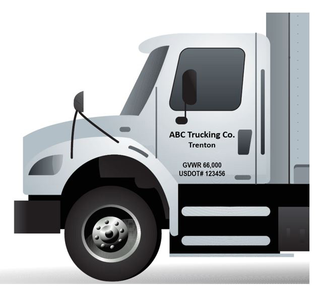 Graphic of a truck