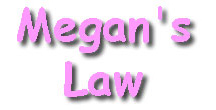 Megan's Law graphic