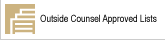 Outside Counsel Approved Lists