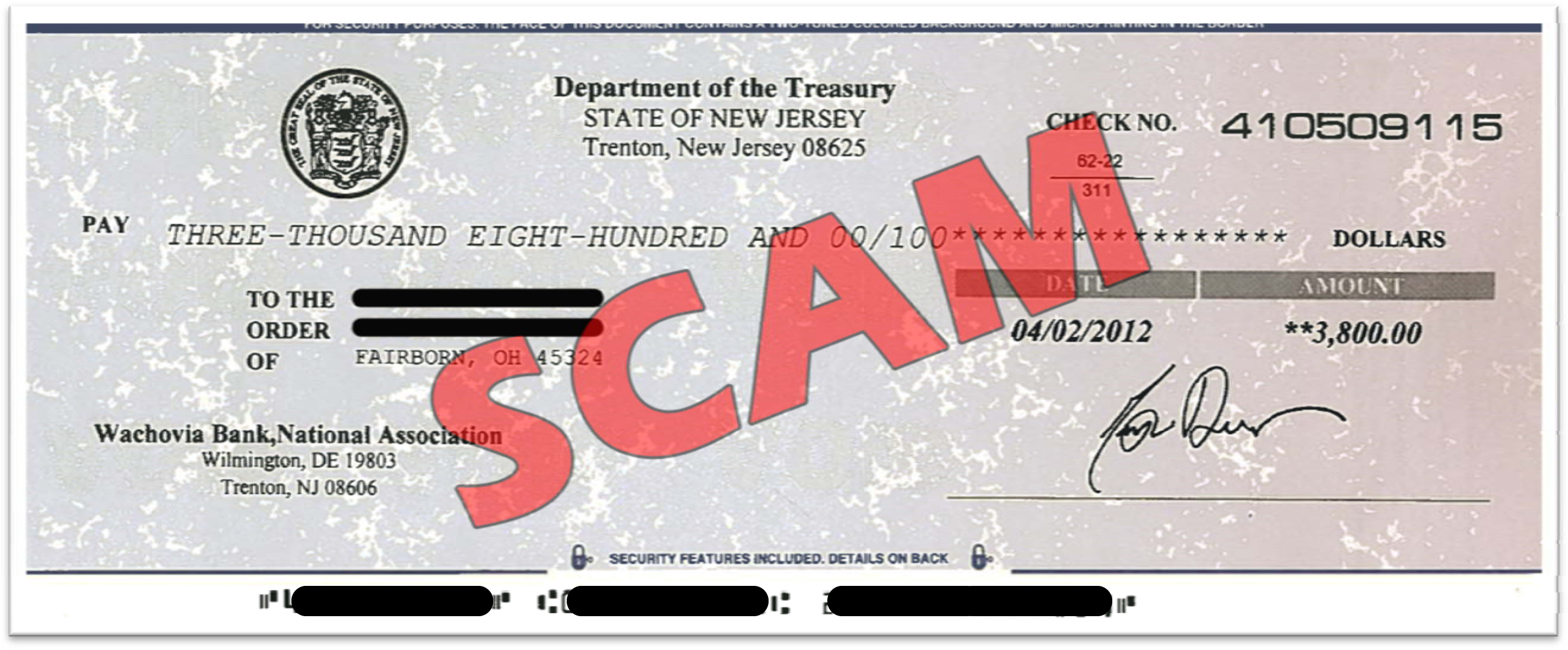 Fraudulent Checks