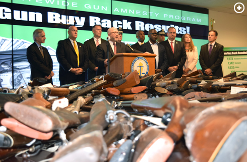Gun Buy Back Results Press Conference in Newark NJ