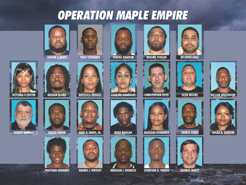 Operation Maple Empire Defendants Poster