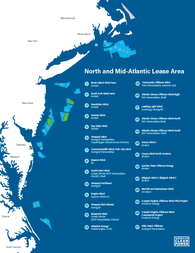 Offshore Wind Lease Map - Click to enlarge