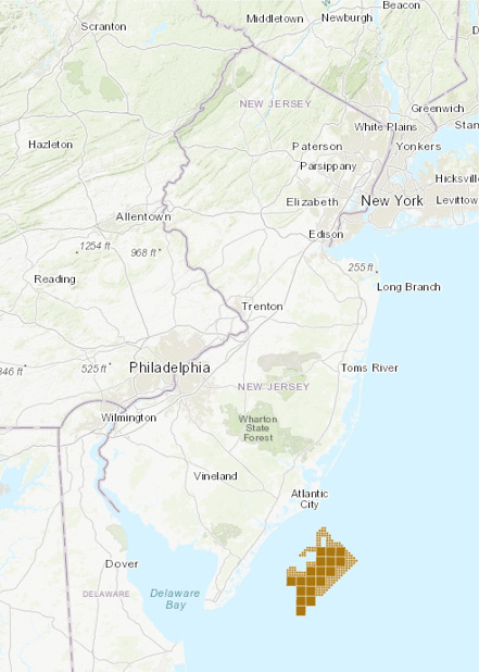 Ørsted Ocean Wind Lease Area