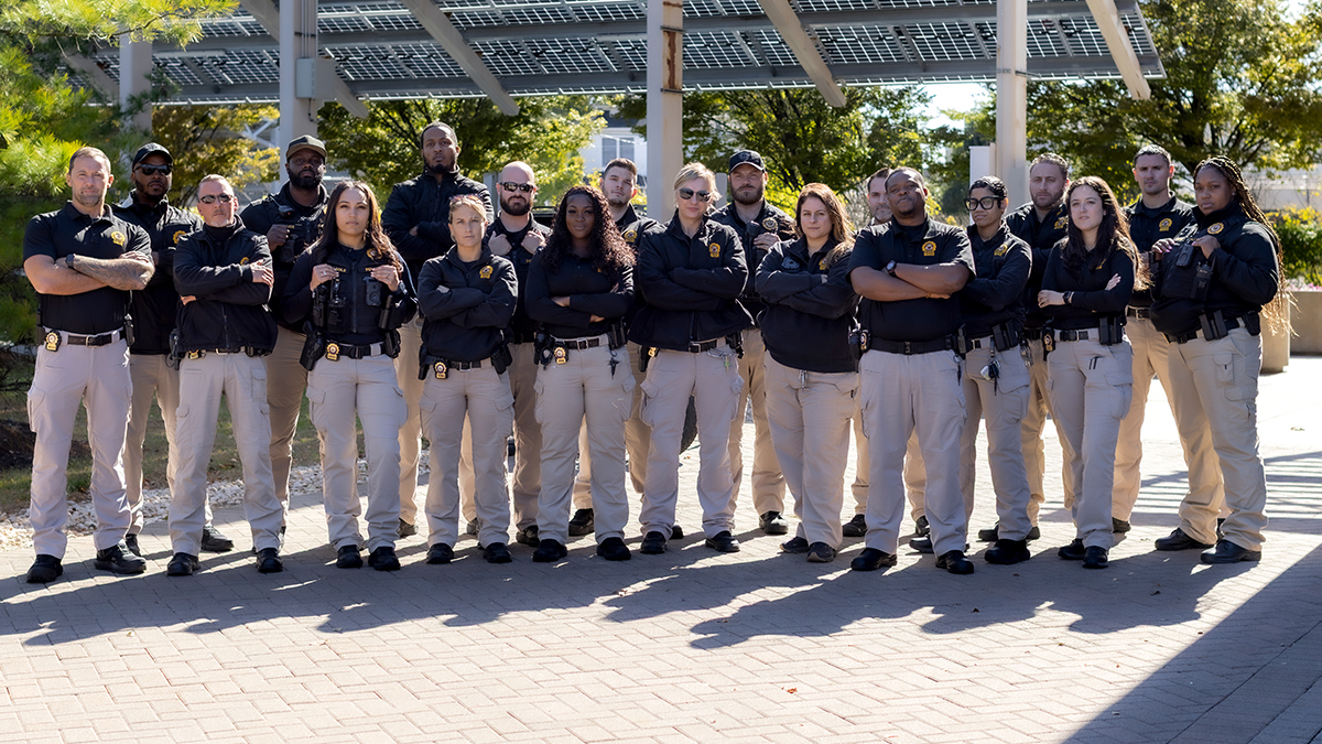 photo: two rows of parole offices posing for a picture